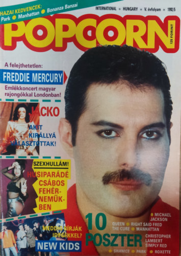 Popcorn International - Hungary V. vfolyam 1992/5 (Poszter mellklettel)