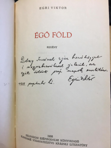 Egri Viktor - Égő föld