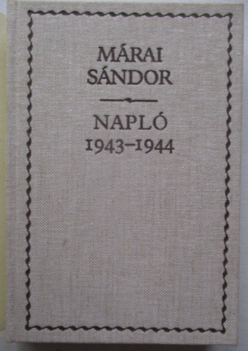 Mrai Sndor Napl (1943-1944)