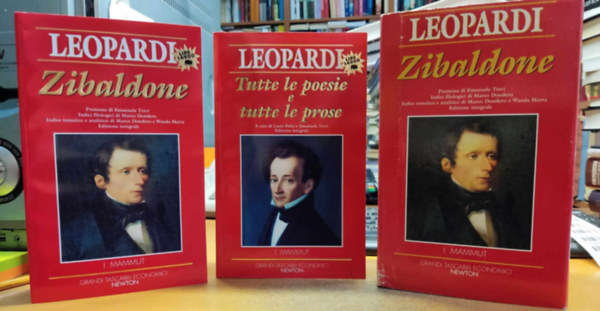 Giacomo Leopardi - 2 ktet Leopardi: Tutte le poesis e tutte le prose + Zibaldone