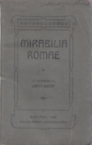 Laczó Viktor - Mirabilia Romae