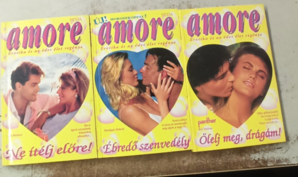 Monique Dubois, Bef Malone Jan Hudson - 3 db amore: lelj meg,drgm! +bred szenvedly +Ne tlj elre!