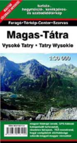 Magas-Ttra 1:30 000 turista-, hegymsz-, kerkpros- s szabadidtrkp