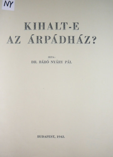 Dr. Br Nyry Pl - Kihalt-e az rpd-hz?