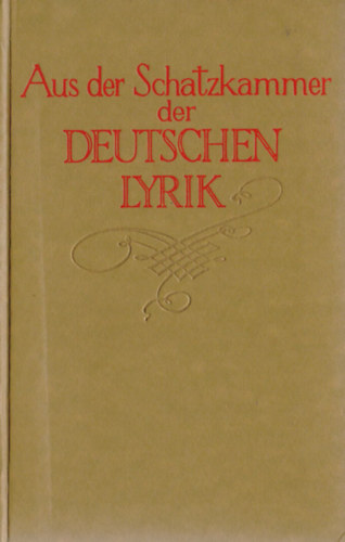 V. N. Dewekin - Aus der Schatzkammer der Deutschen Lyrik