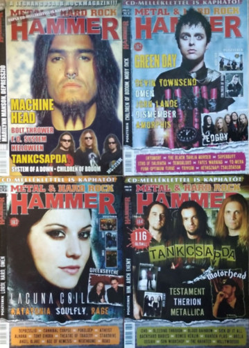L�n�rd L�szl�  (f�szerk.) - Metal & Hard Rock Hammer, 2006/1., 3-5. (4 sz�rv�nysz�m)