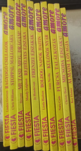 Serita Stevens, Chris Williams, Linden Grierson, Jo Henderson, Tbb szerz Mandy Leighton - 10 db amore: Ragyog csillagok +Stoppal Mallorcra +Mutasd meg,drgm! +Rejtlyes jszaka +Firenzei jszakk +Boldog napok Haitin +Klns nyr +Furcsa tallkozs +Micsoda jszaka! +lmaim lovagja