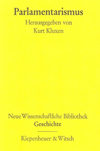 Kurt Kluxen - Parlamentarismus