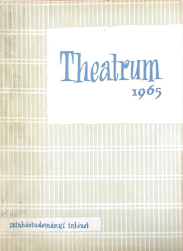 Dr. Kov�cs Tivadar - Theatrum 1965