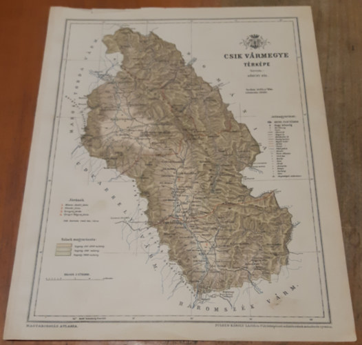 Csik Vármegye térkép