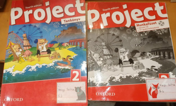 Tom Hutchinson, Rod Fricker, Elekes Katalin - 2 db Project 2 Fourth Edition: Tanknyv (OX-4022620) + Munkafzet (OX-4764919)