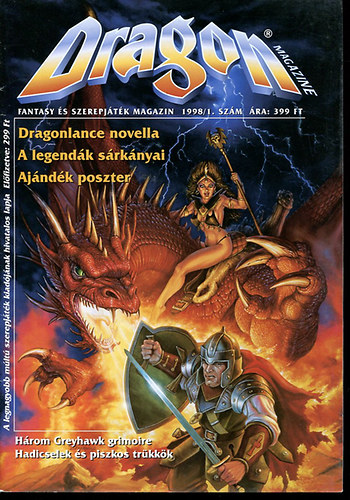 Dragon fantasy ás szerepjáték magazin 1998/1