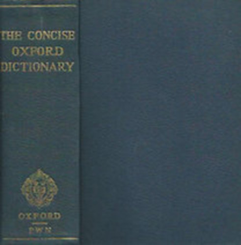 E. McIntosh - The Concise Oxford Dictionary of Current English