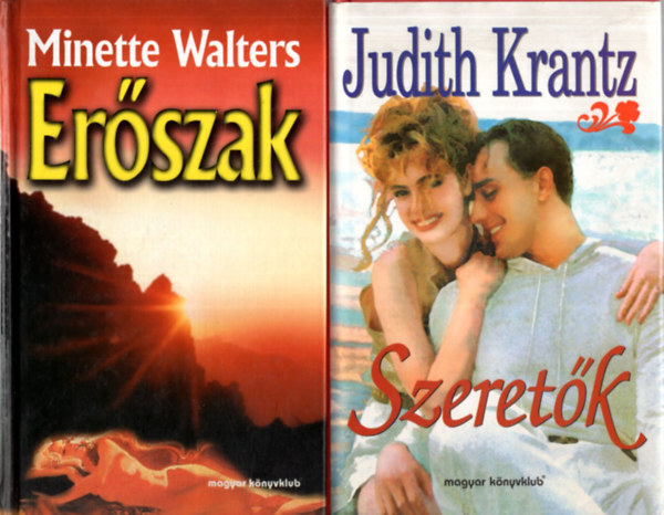 Judith Krantz Minette Walters - 2 db szerelmes knyv (egytt):Erszak +Szeretk.