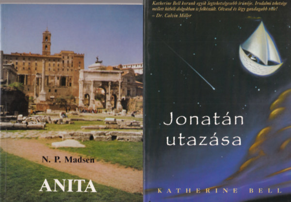 Gary Inrig, N. P. Madsen, Katherine Bell Esther Secretan - 4 db vallási könyv: Jonatán utazása + Anita + Isten karja messzebb ér... - Az angyalok világa + Utazás a tengerhez és más történetek