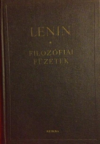 Lenin I.V. - Filozfiai fzetek