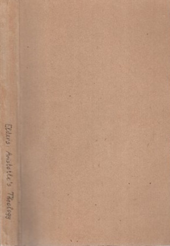 Leo Elders S.V.D. - Aristotle's theology