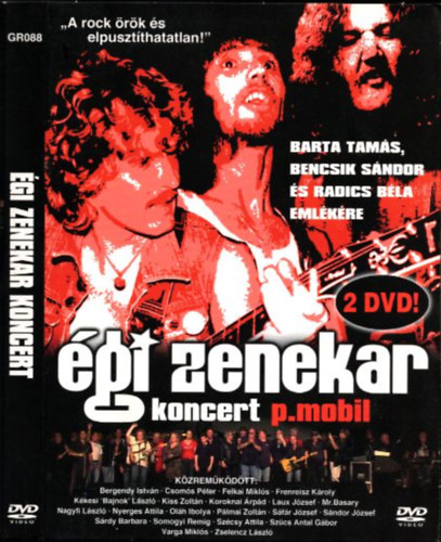 gi zenekar koncert - P.Mobil (2 db DVD + fzet)