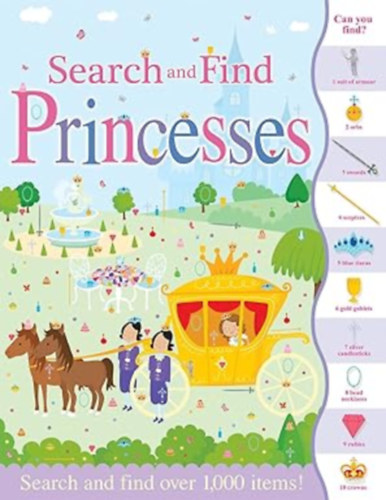 Lauren Ellis Susie Linn (Illustrator) - Search and Find Princesses