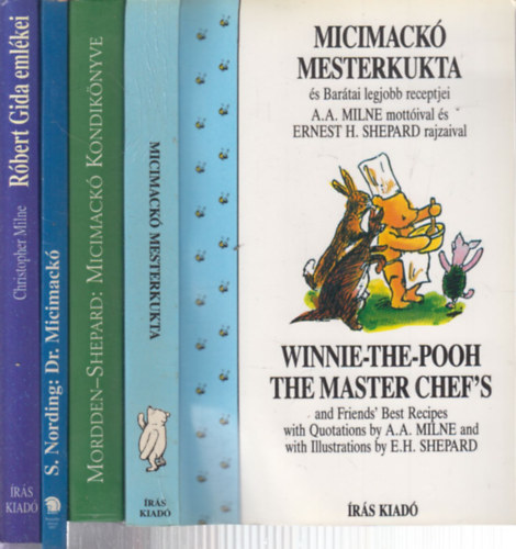 4 db. Micimacks ktet (Micimack mesterkukta + Micimack kondiknyve + Dr. Micimack + Rbert Gida emlkei - A Milne-hz s laki)
