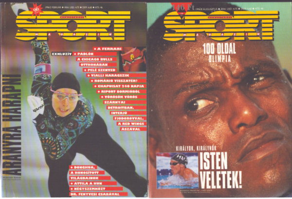 T. András Emil - 2 db Nemzetközi Sport magazin: 1996/2., 8. számok