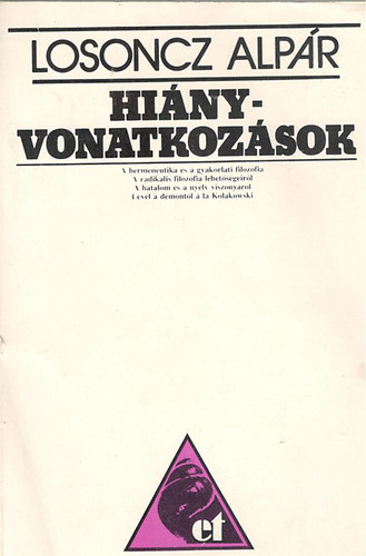 Losonczi ALpr - Hinyvonatkozsok