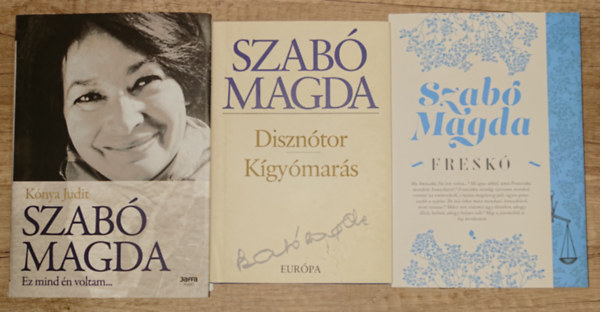 Szabó Magda - 3 regény Szabó Magdátót és egy róla szóló könyv ajándékba: Freskó, Disznótor/ Kígyómarás + Szabó Magda - Ez mind én voltam
