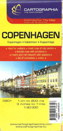 Copenhagen city map (Cartographia)