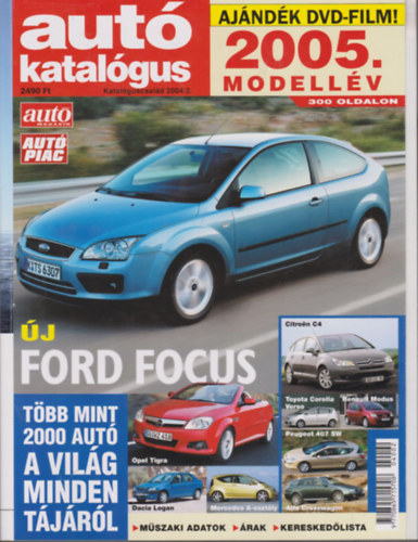 Aut�katal�gus (Katal�guscsal�d 2004/2 - 2005. modell�v - 300 oldalon)