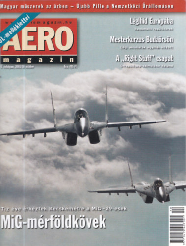 Sajtos Zoltn  (szerk.) - Aero magazin 2003/10 - oktber (1 db)
