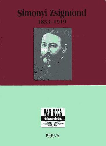 Vr Ucca Tizenht Knyvek - Simonyi Zsigmond 1853-1919