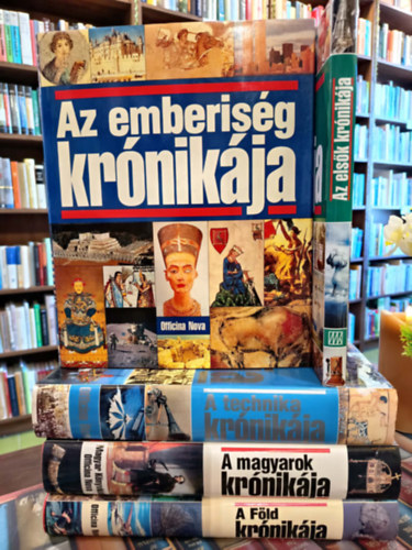 Officina Nova - Officina Nova Kr�nika sorozat 5 darabos: Az emberis�g kr�nik�ja, A technika kr�nik�ja, A magyarok kr�nik�ja, A f�ld kr�nik�ja, Az els�k kr�nik�ja