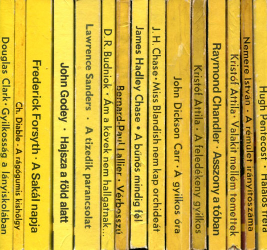 T�bb szerz� - 28 db "Albatrosz" k�tet (krimi)