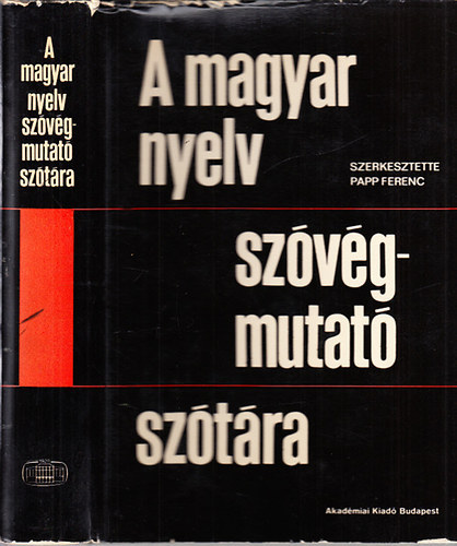 Szerk. Papp Ferenc - A Magyar nyelv sz�v�gmutat� sz�t�ra (angol-magyar)