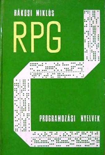 Rkosi Mikls - Az RPG programozsi nyelvek
