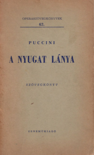 A nyugat l�nya- sz�vegk�nyv