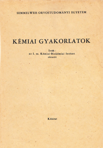 K�miai-Biok�miai Int�zet oktat�i - K�miai gyakorlatok