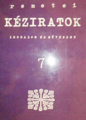 Remetei k�ziratok 6-9. (4 k�tet)