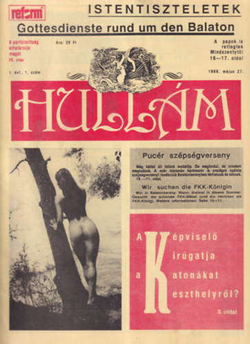 Szvitek Erzsébet Ekler Elemér - Hullám 1. évf. 1. szám