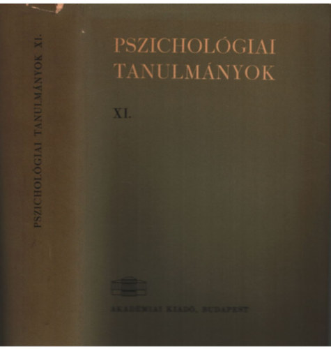 Dr. Gegesi Kiss Pl - Pszicholgiai tanulmnyok XI.