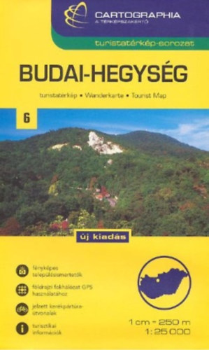 Budai-hegység turistatérkép 1:25 000 (Cartographia turistatérkép-sorozat 6.)