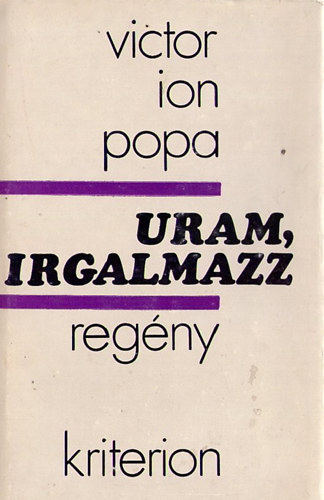 Vitor Ion Popa - Uram, irgalmazz