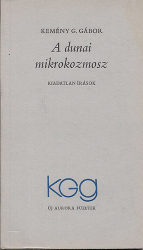 Kemny G. Gbor - A dunai mikrokozmosz