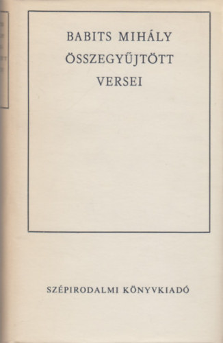 Babits Mihly - Babits Mihly sszegyjttt versei