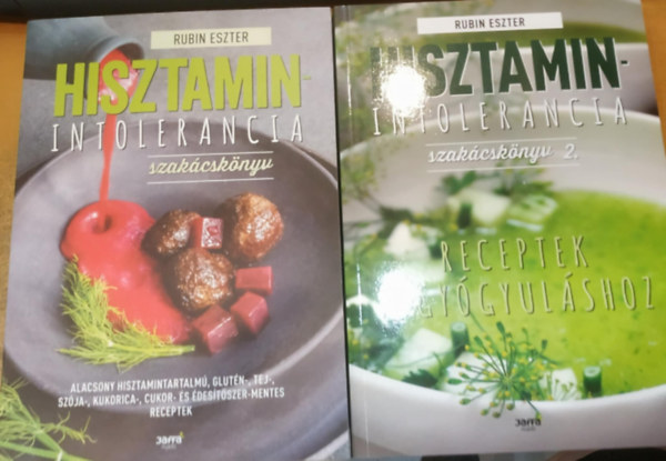 Rubin Eszter - 2 db Hisztaminintolerancia szak�csk�nyv 1-2.