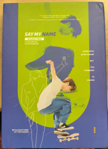 Say My Name (angol nyelvű fotóalbum Wang Yibo színészről)