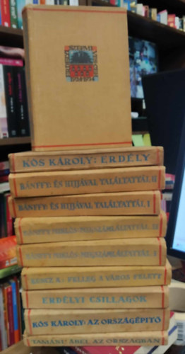 Ks Kroly, Bnffy Mikls, Kuncz Aladr, Tamsi ron Kemny Jnos - 8 db Erdlyi Szpmves Ch m: bel az orszgban+Az orszgpt+Erdlyi csillagok+Felleg a vros felett+MegszmlltattI I-II.+s hijjval talltattl I-II.+Erdly+Kutyakomdia