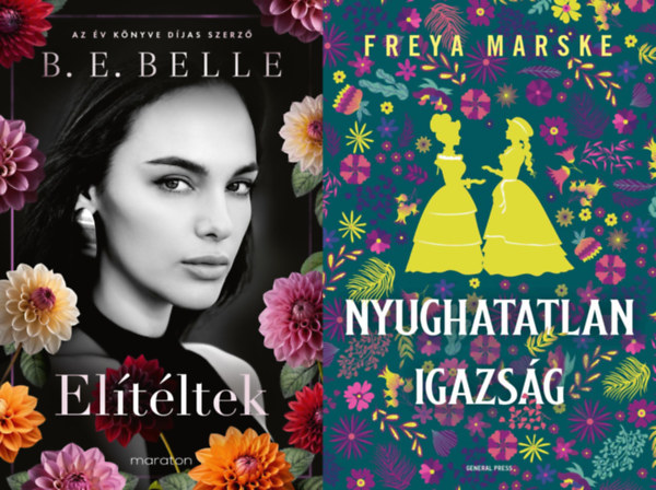 Freya Marske B. E. Belle - 2 db K�L�NLEGES, �LDEKOR�LT KIAD�S� romantikus reg�ny: El�t�ltek - (K�l�nleges kiad�s) + Nyughatatlan igazs�g - (K�l�nleges kiad�s)