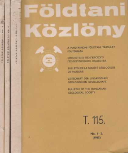 Dank Viktor dr. - Fldtani Kzlny 1985/1-4. (3 ktetben)