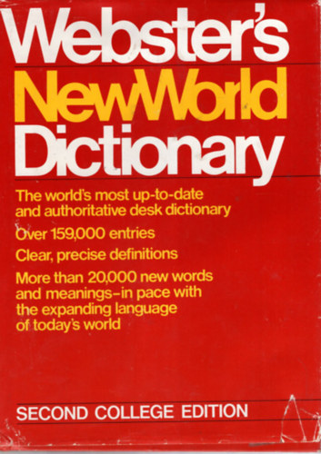 David B. Guralnik - Webster's New World Dictionary (Second College Edition)